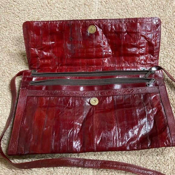 Genuine Eel Skin Clutch - Picture 3 of 5